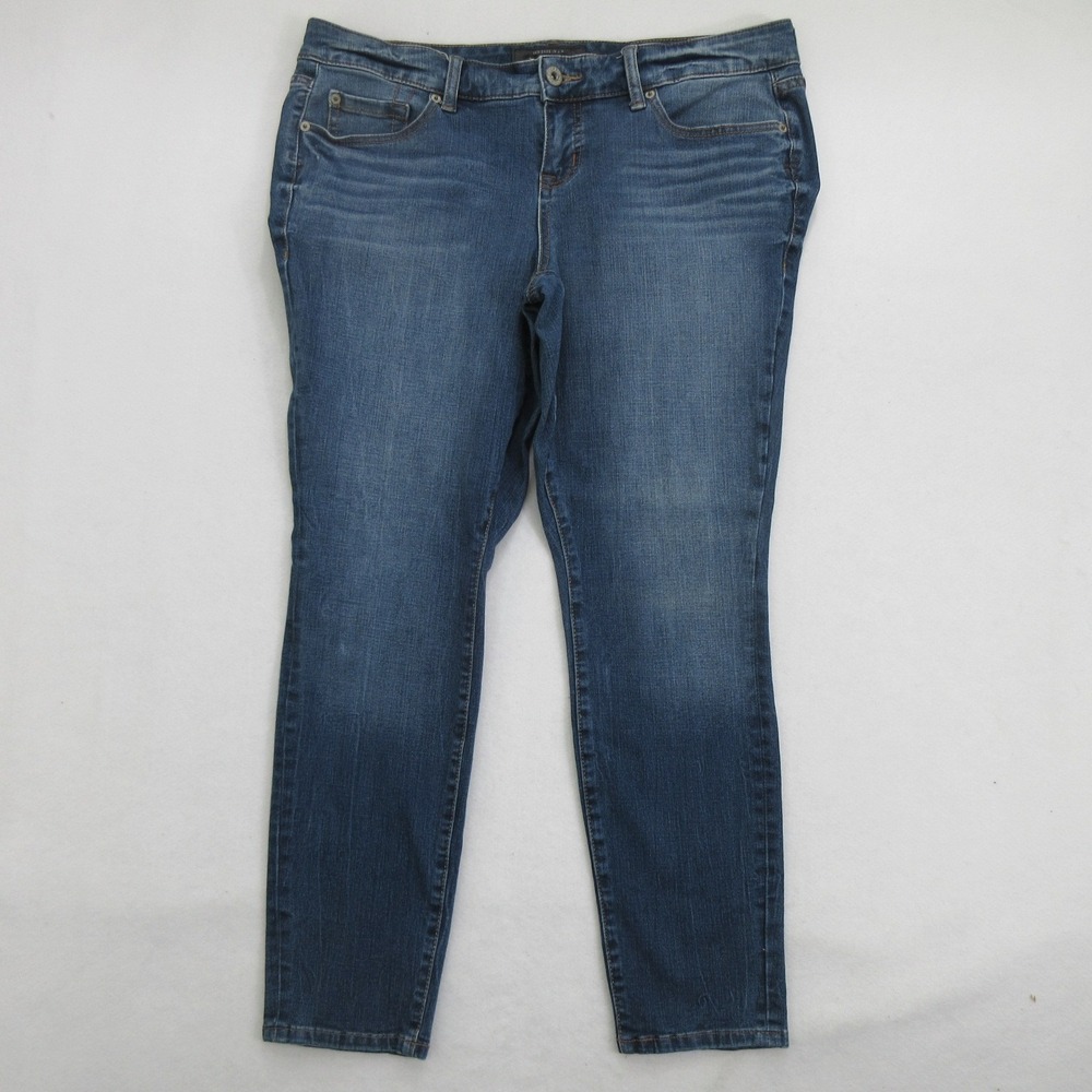 Torrid Women's Jeans 14R Skinny Blue Denim Premium Dark Wash Stretch